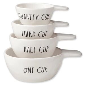 Rae Dunn Stem Print Handle Measuring Cups